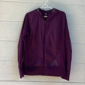 Adidas Running Wind Jacket Medium Plum